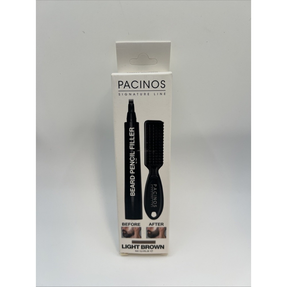 Pacinos Signature Line Men's Beard Pencil Filler Light Brown